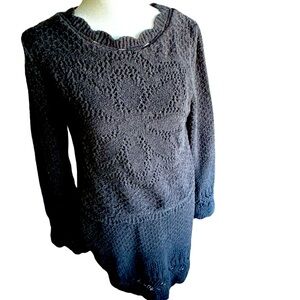 Anthropologie Crochet Skirt Set Sz S